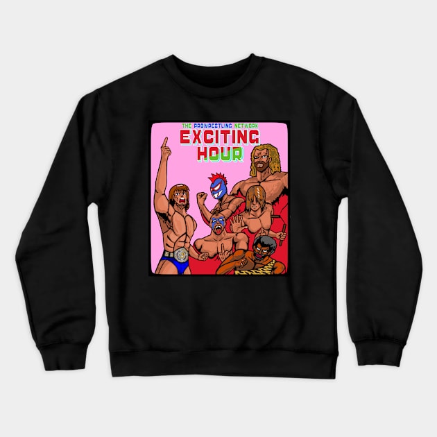 Exciting Hour Crewneck Sweatshirt by BludBros